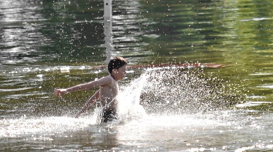 Child jump jumping photo