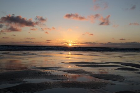 Beach dawn dusk