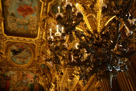 Paris opera ceiling photo