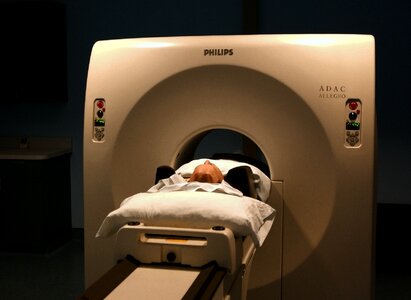 Scanner diagnosis medical photo