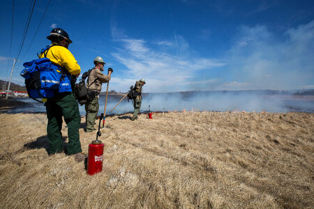 Firefighters with equipment-6