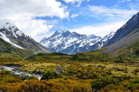 New zealand alpine southern alps