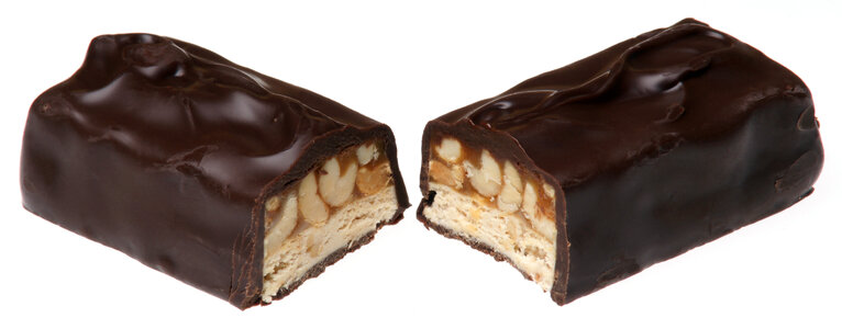 A Snickers Dark bar photo