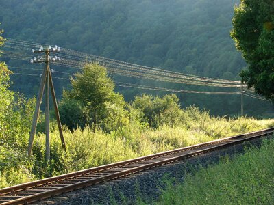 Analog communication telegraph traffic route photo