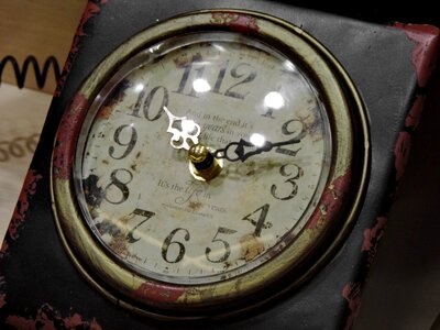 Analog Clock antique instrument photo