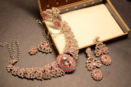 Beautiful Jewelry Pink Stones photo