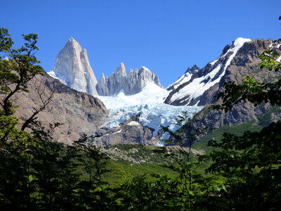 Chaltn Fitz Roy Mountains in Argentina photo