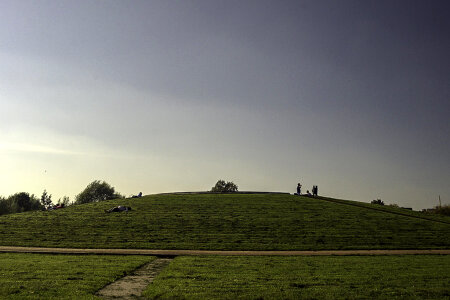 Artificial hill in Griftpark, Utrecht, Netherlands