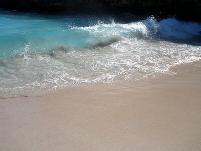 Water sand sea photo