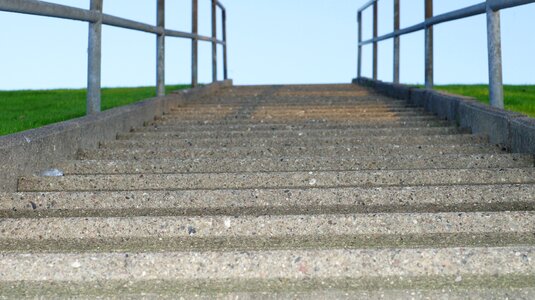 Stair step upward career photo