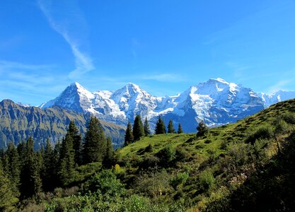 Switzerland mountains grindelwald photo