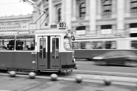 Tramway in Vienna photo
