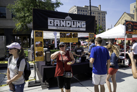 Indonesian Cuisine Stand at Taste of Madison