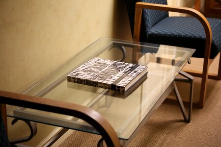 Indoors furniture book photo