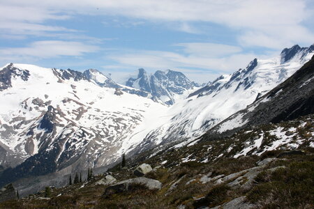 Canadian Rockies overlook photo