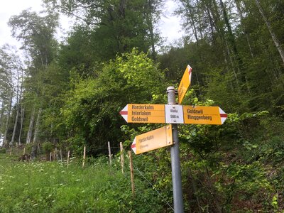 Harder kulm trail Sign photo