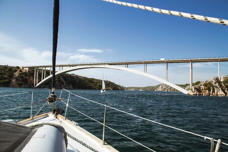 Yacht islands croatia photo