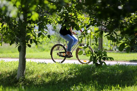 Outdoor bicycle recreation photo