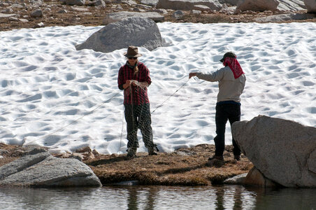 Biologists retrieve seine nets-2