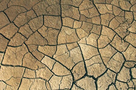 Desert dry erosion photo