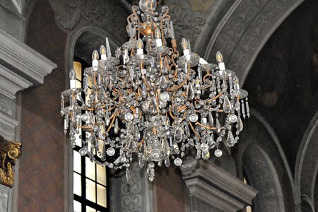 Church chandelier architecture photo