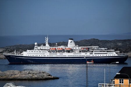 Cruise ship in Greenland. Ilulissat