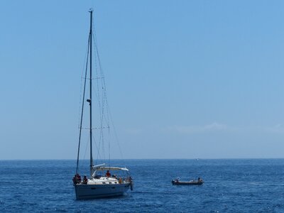 Sailing boat sea ocean