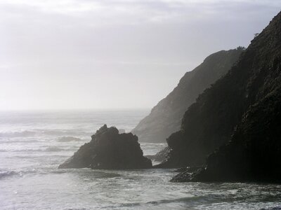 Coast waves coastline