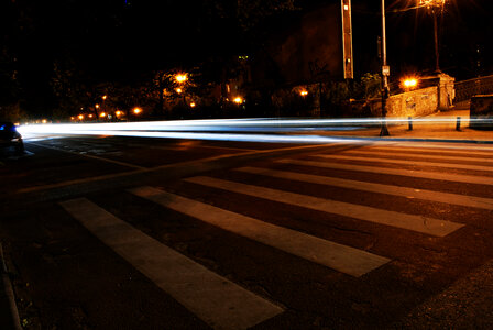 Light Trails on the Street