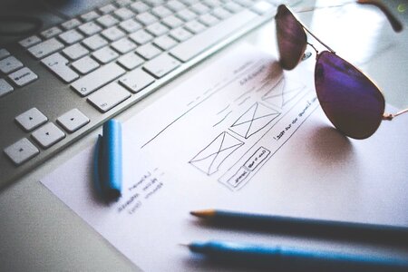 Business computer keyboard design