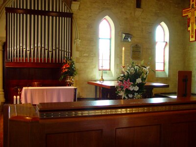 Church organ pipe