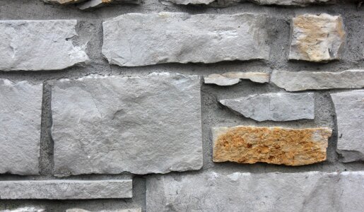 Rock stone wall photo