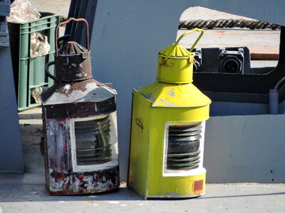 Antique lamp lantern photo