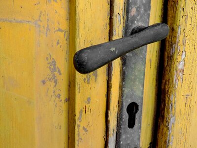 Door wood fastener photo