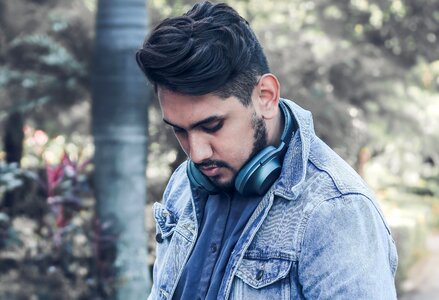 Beautiful Photo headphone jacket
