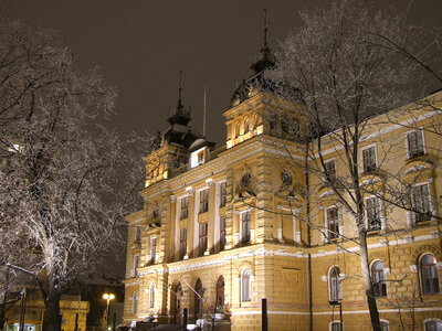 Oulu City Hall building in Finland photo