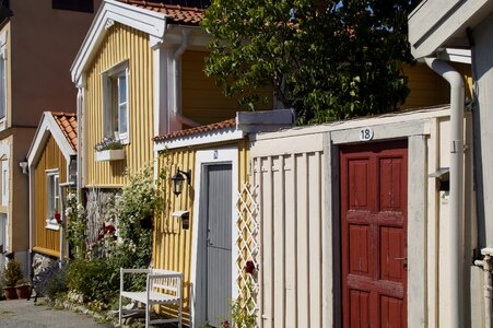 Sweden borgholm colorful