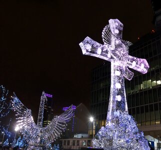 Ice winter guitar