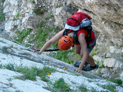 Climbing climber bergtour