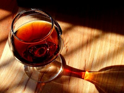 Wine drink food