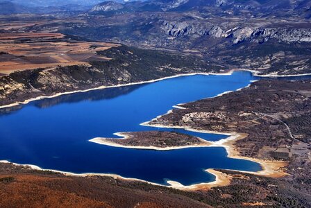 Beautiful view of St.Croix lake in Verdon, Provence, France photo