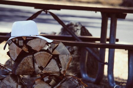 Decoration dusk firewood
