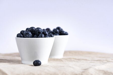 Bowl of Blueberries photo