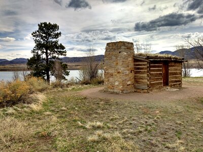 Old stone landscape photo