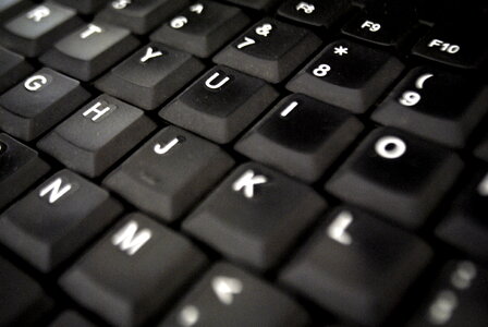 Keyboard Black Keys photo