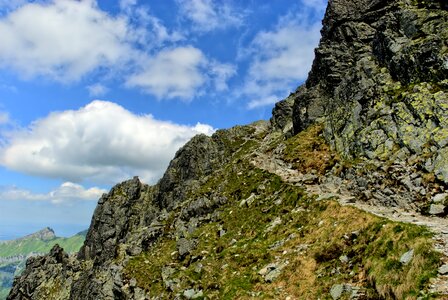 Top view mountains view photo