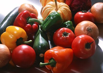 Fresh organic vegetables ane fruits photo