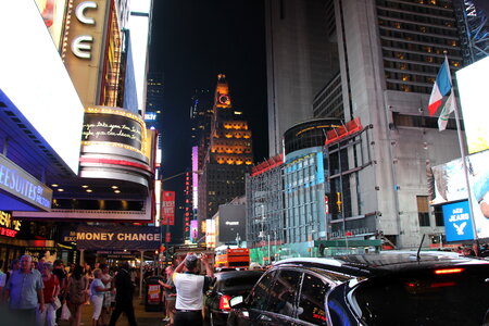 Times Square Broadway Theaters and LED signs photo