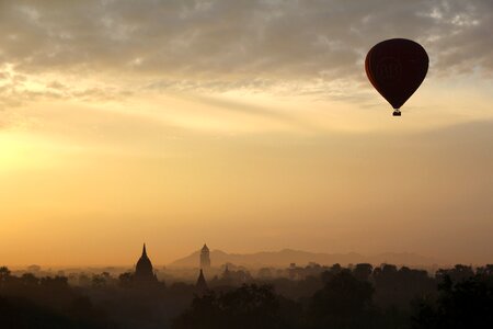 Bagan myanmar ballooning photo