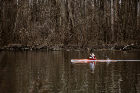 Water lake oar